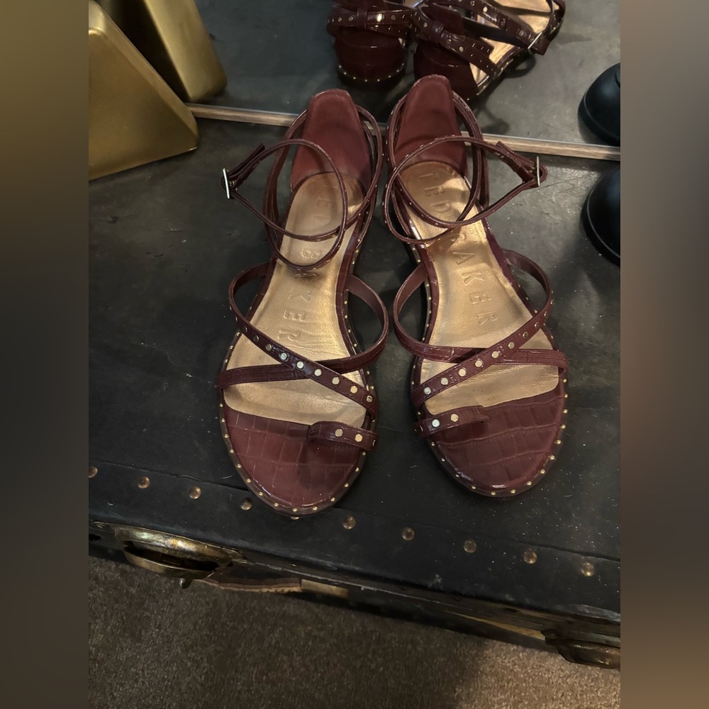 Ted Baker London Mathar Flat Studded Gladiator Sandal